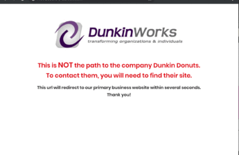 Dunkin URL