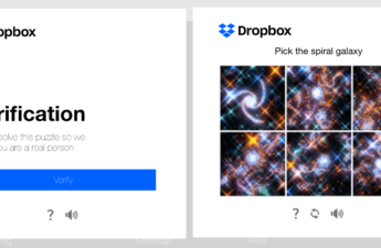 Dropbox Captcha