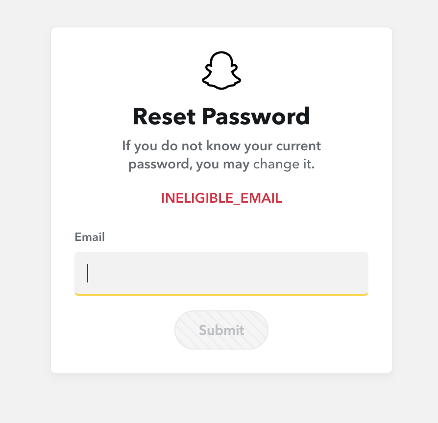 Reset Password